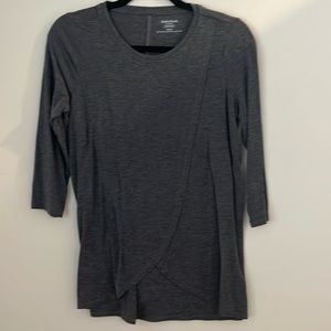 Grey nursing shirt, Motherhood Maternity, size S, dark grey